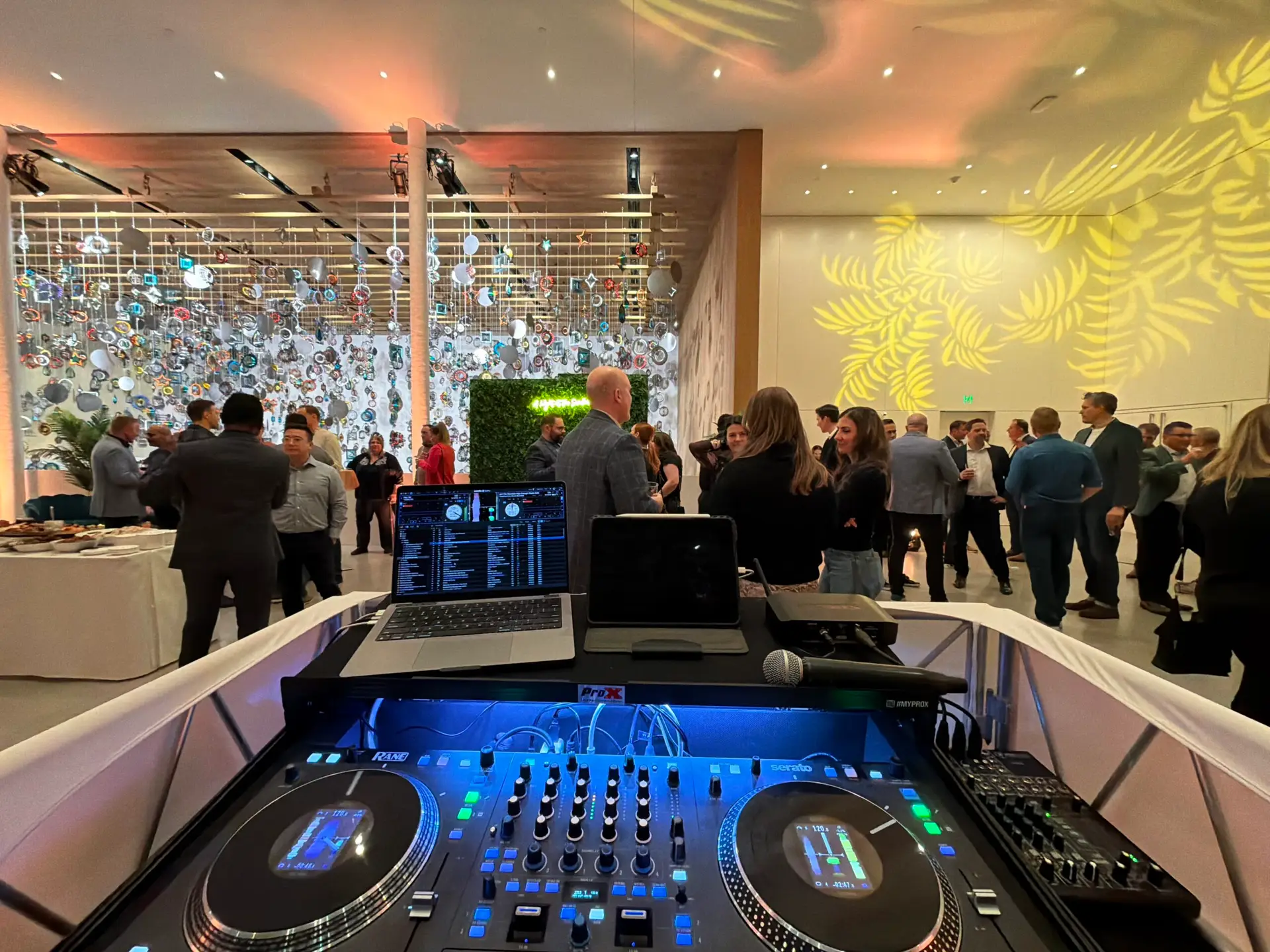 Lighting and Music during Cocktail Hour